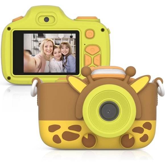 myFirst Camera 3 - New Kids Mini Camera, 12MP HD Video, Selfie Lens, Shockproof Case, microSD - Yellow