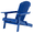 Blue, variant on Tcbosik Outdoor Wooden Folding Adirondack Chair, Lounge Chair for Garden, Backyard, Porch, Poolside, Deck, Dark Gray