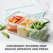 LOCKnLOCK 34-Ounce Purely Better Rectangular Food Storage Container with Divider