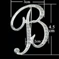 thumbnail image 3 of GKNET 26 Letters Crystal Rhinestone Alphabet Brooch Pin Wedding Women Delicate Jewelry Gift Lot-V, 3 of 7