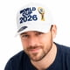 thumbnail image 4 of KNITE Gorra Fútbol Inglaterra Blanca Copa 2026 Fan Sport Ajustable Bordada 3D, 4 of 5