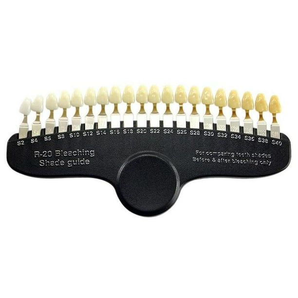 Dental Shade Guide 20color Shade Guide With Mirror Shade Guide