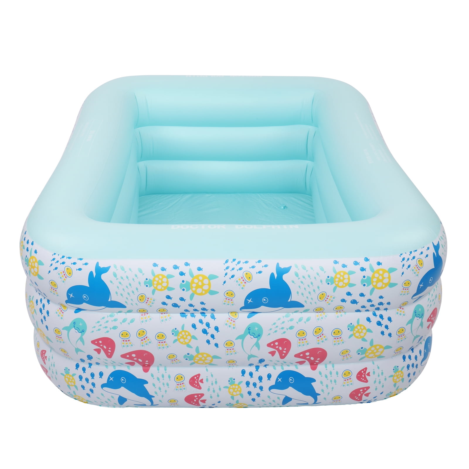 Inflatable Swim Pool for Kids, Thick Wear Backyard Water Pools Party, Dolphin Inflatable Swim Pool for Kids, Thick Wear Backyard Water Pools Party, Dolphin
