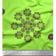 thumbnail image 1 of Soimoi Polyester Crepe Fabric Floral & Mandala Decorative Printed Fabric 1 Yard 52 Inch Wide, 1 of 3