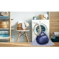 thumbnail image 2 of Ahgly Company Machine Washable Indoor Rectangle Transitional Deep Periwinkle Purple Area Rugs, 2' x 5', 2 of 7