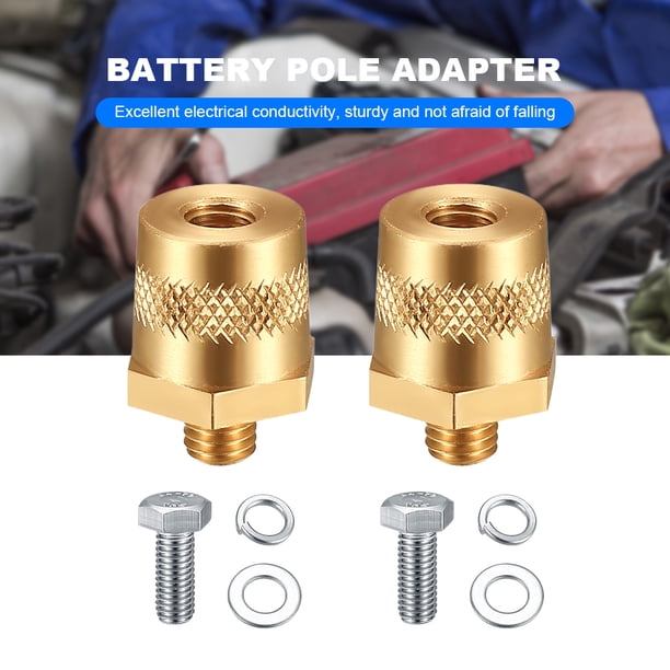 Adaptador De Poste De Batería Adaptador de poste de batería con rosca macho M8 conector de poste de carga accesorios de coche