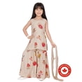 thumbnail image 1 of DWEEP SARA Cream Floral Kurti with Sharara Set for Girls – Festive & Party Wear, 1-2  Y(18), 1 of 8