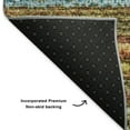thumbnail image 3 of Addison Rugs Mayfield Washable Transitional Stripes Coral Rectangle Rug, 10' x 14', 3 of 6