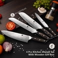 thumbnail image 4 of Set de Cuchillos de Cocina Funistree Damasco Acero Alemán Chef 8", 4 of 6