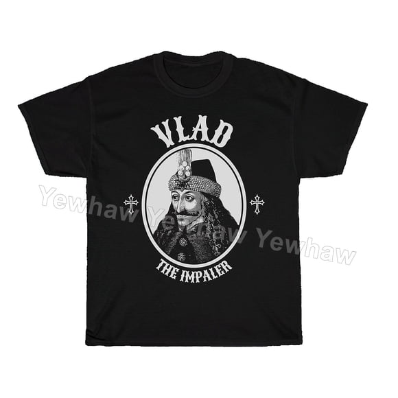 Vlad Tepes Count Dracula Halloween Gothic T-shirt