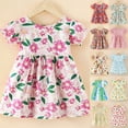 thumbnail image 5 of Tkrady Dress for Girls Spring Summer New Cute Crewneck Print Fashion Princess Dresses, Sizes 1-6 Years, 5 of 6