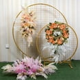 thumbnail image 3 of Simulated Rose Ring Fake Flower Wall Hanging Artificial Plants Durable Lifelike Background Window Wedding Party Wreaths, 3 of 11