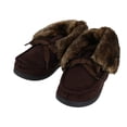 thumbnail image 2 of Isotoner  Microsuede Nelly Moc Bootie Slippers (Women's), 2 of 2