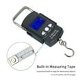 thumbnail image 2 of Amdohai Pocket Scale Backlit LCD Screen Weighing Scale Portable Electronic Balance Digital Fish Hook Hanging Scale Fishing Scale with Measuring Tape Ruler Mini Luggage Scale for Fishing Postal Kitch, 2 of 7