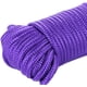 thumbnail image 3 of 90 pies 1/4 pulg. 7 mm Cordón de cuerda de poliéster de nailon Asta de bandera Polipropileno Tendedero Utilidad para acampar Bueno para tirar de corbata Columpio Nudo de escalada Púrpura, 3 of 5