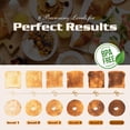 thumbnail image 3 of Aigostar tostador de 2 rebanadas, tostadoras retro extra anchas con ranura mejor calificada para tostar bagels, panes, gofres y más, cancelar, descongelar y 6 dorados, bandeja extraíble para migas,, 3 of 5