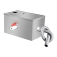 thumbnail image 2 of Luzkey Waste Water Oil Water Separator, Interceptor with Top Inlet, Commercial Interceptor for Kitchen Restaurant , 40x25x25cm, 2 of 8
