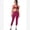 Berry, variant on Women 2 Piece Workout Seamless Halter Sports Bra Scrunch Butt High Waist Leggings Yoga Gym Set