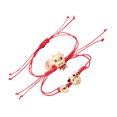thumbnail image 1 of Guardurnaity 2 uds estirable animales rojo tradicional encanto cadena de mano cadena regalo joyería recién nacido bebés año presente Ropa, zapatos y accesorios Miscelánea Guardurnaity AP005568-00, 1 of 6