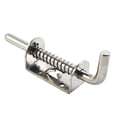 thumbnail image 3 of 1PCS Metal Lock Barrel Bolt Spring Loaded Latch 120/128mm Long Grip Heavy Duty, 3 of 5