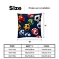 thumbnail image 5 of Football Unique Velvet Throw Pillow Covers Set of 2 for Chair Pillow Covers for Various Occasions - 16x16, 18x18, 20x20 Inches - Decorative Pillows Covers with Unique Patterns, 5 of 6