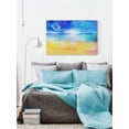 thumbnail image 4 of "Horizon Sun" Painting Print on Wrapped Canvas, 4 of 7
