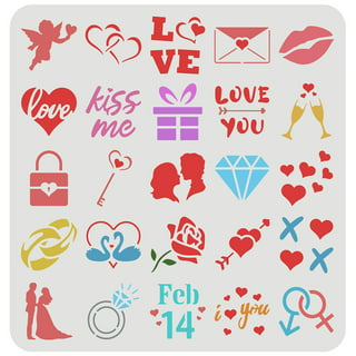 Valentines Day Stencils
