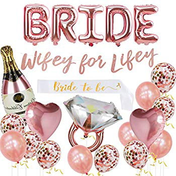 Bachelorette Party Decorations Kit Bach That Ass Up Banner Diamond Ring Balloon for Hen Party Decorations