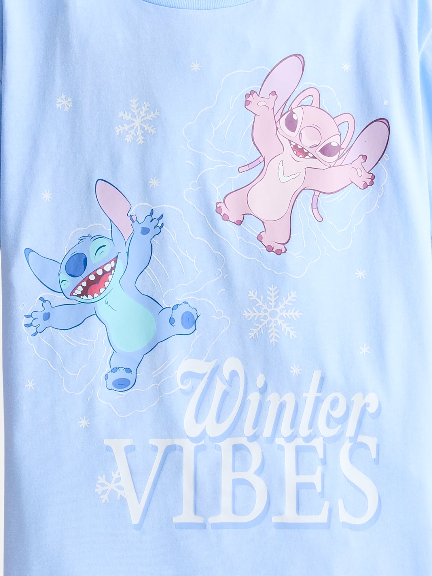 Disney Lilo & Stitch Girls' Graphic Tee with Short Sleeves, Sizes 4-16
