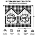 thumbnail image 2 of Blackout Kids Curtains,Family Buffalo Plaid Childrens Insulated Curtains Set Of 2,Bedroom Essentials,Toddler Room Decor 52x84in(132x213cm), 2 of 4