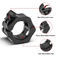 thumbnail image 5 of GEEDIAR 1" Olympic Quick-Release Barbell Clamps (2-Pack), 5 of 5