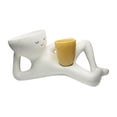 thumbnail image 3 of Maceta Lazy Guy, contenedor decorativo para plantas, regalo creativo con 2 orificios de drenaje Amarillo, 3 of 9