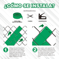 thumbnail image 2 of Cinta Plastica Rompevientos Verde 63 mm 10m2, 2 of 8