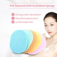thumbnail image 2 of Generic Brand PVA Facial Cleansing Sponge - Exfoliating & Reusable Face Cleaning Tool for Gentle Deep Skin Purification and Makeup Removal, 2 of 8