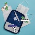 thumbnail image 3 of Jiibva 50pcs/set Football Pattern Stickers Fans Face Stickers Tape Wound Plasters Waterproof Adhesive Bandages, 3 of 7