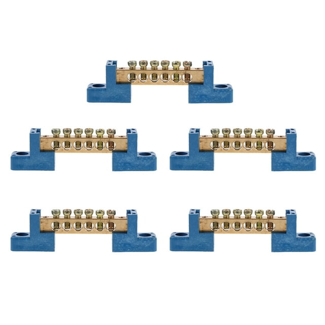 MIANGASTORE 5pcs Car Boat Marine Ground Power Distribution Terminal Block Terminal Bus Bar