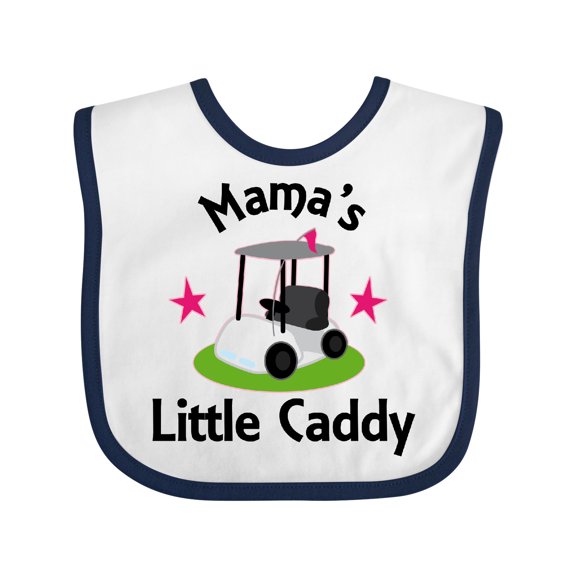 Inktastic Golfing Mamas Little Caddy Grandkids Golf Girls Baby Bib