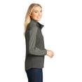thumbnail image 3 of Port Authority Ladies Active Colorblock Soft Shell Jacket-L (Grey Steel/ Rogue Grey), 3 of 6