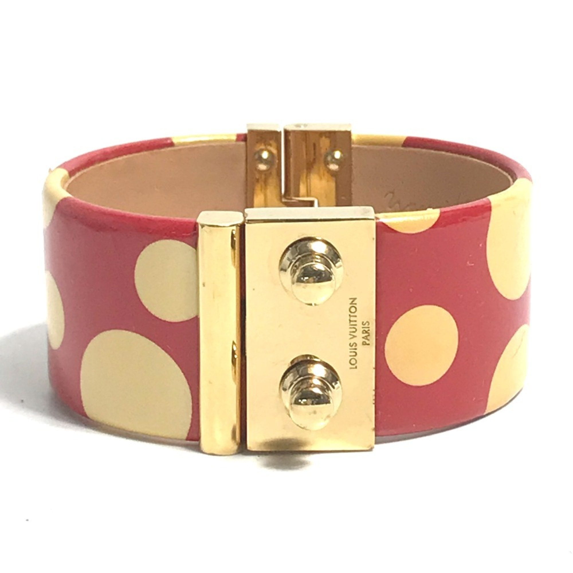 Pre-Owned LOUIS VUITTON Yayoi Kusama Collaboration Dot Bangle Bracelet Enamel Women's... (Fair)