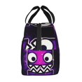 thumbnail image 5 of Geometry Dash Lunch Bags Lunchbox Portable Tote Bag Insulated Bento Bag Reusable Meal Holder, 5 of 8