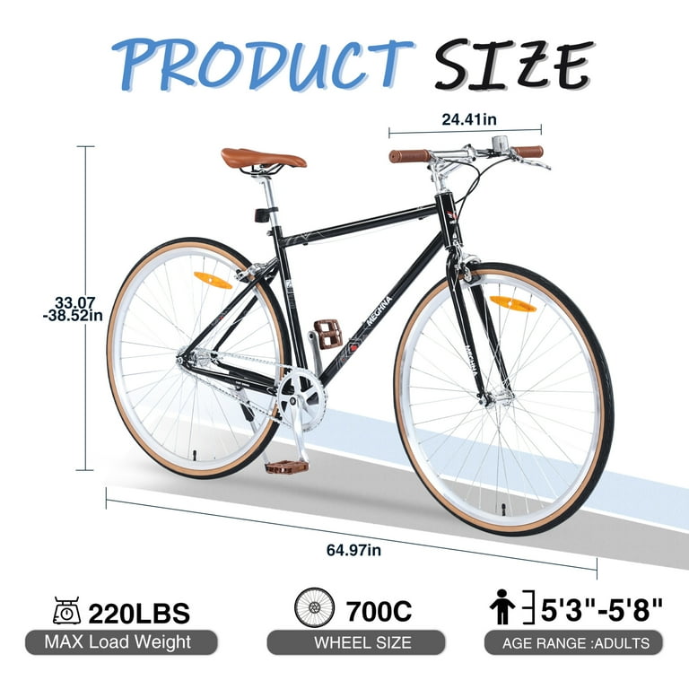 700c road bike size sale