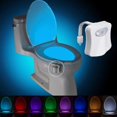 thumbnail image 1 of Multi-Color Motion Sensor LED Toilet Light for Him, Her, Men, Women, Birthday Kid, Funny Unique, 1 of 5
