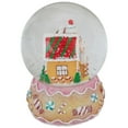 thumbnail image 5 of Northlight Gingerbread House Musical Christmas Snow Globe - 6.5", 5 of 5