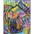 thumbnail image 3 of Dean Russo Collection 15x18 Black Modern Framed Museum Art Print Titled - Chow Love, 3 of 5
