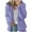Purple, variant on Plush Jackets for Women Solid Color Sherpa Jackets Warm Faux Fur Zip Up Jackets Shearling Fuzzy Jackets with Pockets Jackets for Women