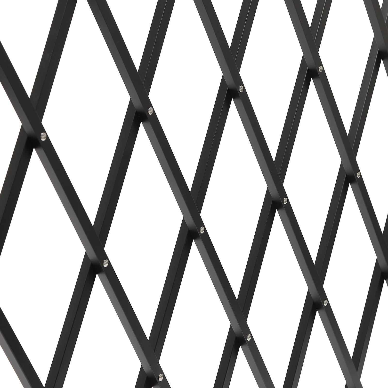 Miumaeov Single Folding Security Gate, 48" H x 71" W Folding Door Gate, Iron Accordion Security Gate, Flexible Expanding Security Gate,  Rolling Barricade Gate, Scissor Gate or Door with Padlock