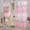 Pink, variant on Mother's Day Curtains Tulle Curtain Sheer Drape Scarf Door Floral 1pc Window Panel Home Decor Decorations For Blackout Bedroom Drapes Pink