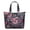 Decorative, variant on Cute Space-Themed Travel Tote Bag with Planets, Aliens, Spacecraft Large Capacity Weekender Bag with Multiple Pockets for Weekend Getaways Fitness