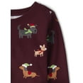 thumbnail image 3 of The Children's Place Kids Unisex Matching Family Holiday Dog Snug Fit Cotton Pajamas, Sizes 4-16, 3 of 4
