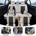 thumbnail image 2 of for SUBARU FORESTER 2017 Car Seat Cover, Gray Car Seat Covers, Waterproof PU Leather Full Set of 5 Seats Easy to Clean and Install Beautify Interior, Airbag-Compatible, 2 of 9